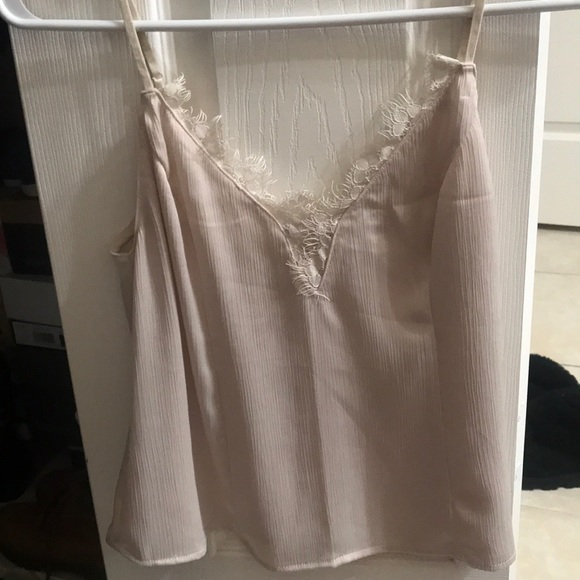 vestique Tops - Off white cream color Lacey tank. vestique Tops - Off white cream color Lacey tank.